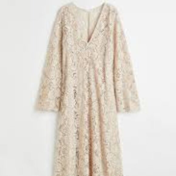 NWT H&M Long Sleeve Lace Dress - Picture 1 of 5